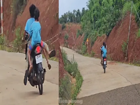 Vụ thiếu niên chở trẻ nhỏ nẹt ga, bốc đầu xe: Phạt người giao xe, tạm giữ phương tiện