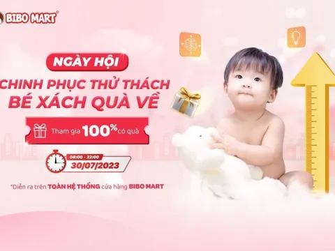 Mùa hè sôi động cùng Bibo Mart với ngày hội “Chinh phục thử thách – Bé xách quà về”