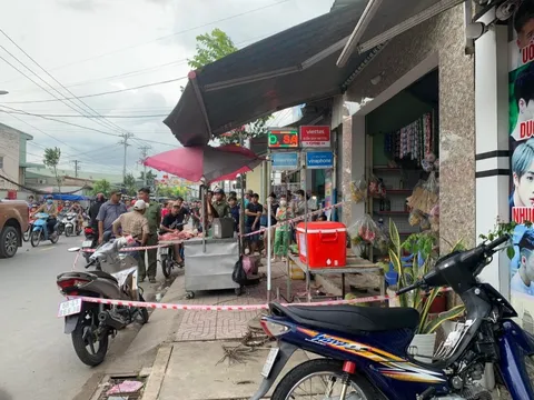 Người phụ nữ bán thịt heo bị đâm tử vong