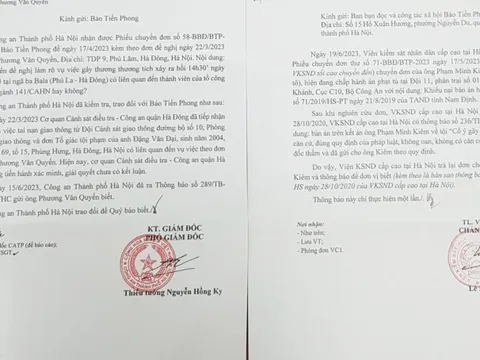 Xác minh người tham gia giao thông bị gãy đốt sống cổ có liên quan đến tổ 141 Hà Nội hay không?