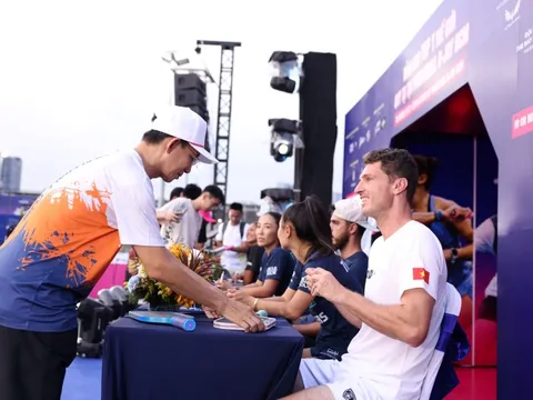 Dàn siêu sao pickleball thế giới giao lưu với người hâm mộ TPHCM