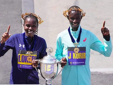 VĐV Kenya thống trị đường đua Boston Marathon 2025