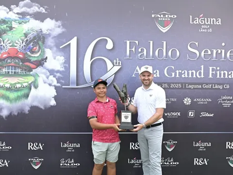 Golf Việt Nam lập 'hat-trick' vô địch Faldo Series Asia Grand Final