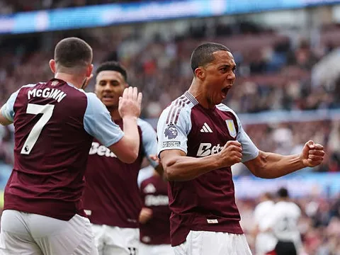 Thắng nhọc Fulham, Aston Villa 'thổi lửa' vào tốp 5 Ngoại hạng Anh