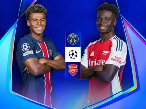 Xem trực tiếp lượt về PSG vs Arsenal trên kênh nào, ở đâu?