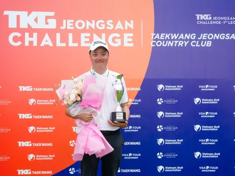 Golfer Hàn Quốc Park Jung Min giành danh hiệu VGA Development Tour đầu tiên trong sự nghiệp
