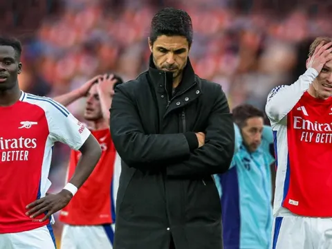 HLV Arteta phát biểu sốc sau trận thua của Arsenal
