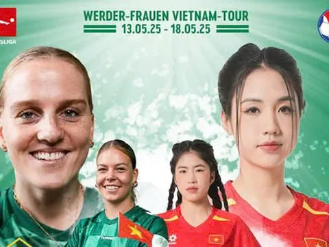 Lần đầu tiên đội bóng đá nữ Đức tới giao hữu tại Việt Nam