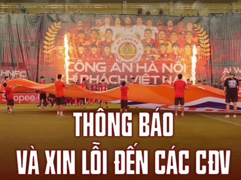 CLB Công an Hà Nội xin lỗi, hoàn tiền cho khán giả có vé nhưng không thể vào sân Hàng Đẫy