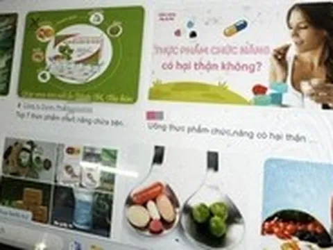 Thu hồi hàng loạt giấy công bố thực phẩm bảo vệ sức khỏe