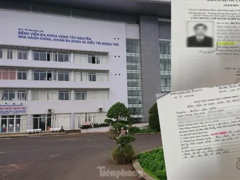 Bệnh viện Đa khoa Vùng Tây Nguyên lên tiếng về vụ ‘chạy’ chứng chỉ hành nghề y