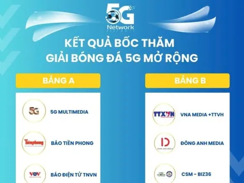 Đội bóng Báo Tiền Phong dự Giải bóng đá 5G mở rộng chào mừng 100 năm ngày báo chí cách mạng Việt Nam