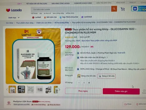 Cục An toàn thực phẩm yêu cầu Lazada, Shopee gỡ hàng loạt sản phẩm chức năng chưa được cấp phép