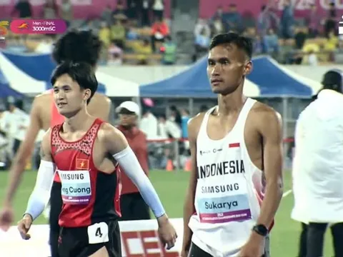 Nguyễn Trung Cường phá sâu kỷ lục quốc gia tại giải điền kinh châu Á