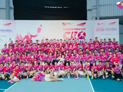 200 CEO tranh tài ở giải Pickleball kết nối doanh nhân