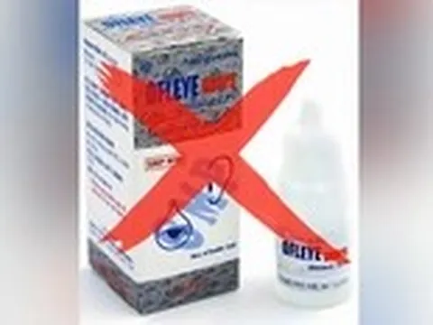 Thu hồi thuốc nhỏ mắt không đạt tiêu chuẩn chất lượng được bán ở chợ thuốc lớn nhất Hà Nội