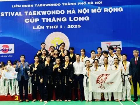 Hơn 1.000 võ sĩ tham dự Festival Taekwondo Hà Nội mở rộng