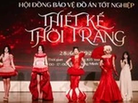 Show đồ án tốt nghiệp thời trang dạ hội đầy cảm hứng của sinh viên Đại học Duy Tân