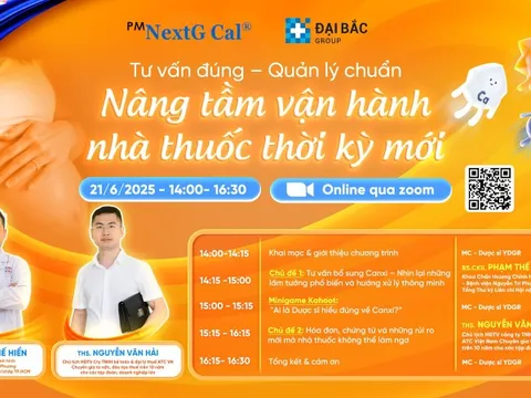 Workshop dành cho dược sĩ nhà thuốc, chủ đề: Tư vấn đúng, quản lý chuẩn - Nâng tầm vận hành nhà thuốc thời kỳ mới