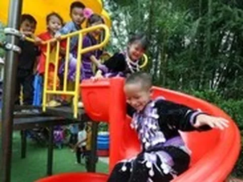 Từ đóng góp của bạn đọc Tuổi Trẻ, khánh thành trường mầm non ở Lào Cai bị ảnh hưởng mưa bão Yagi