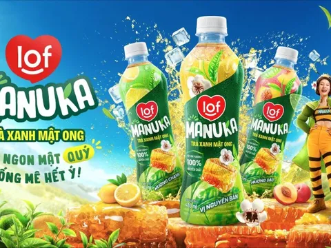 Trà xanh mật ong Lof Manuka: Nước cờ chiến lược của LOF chinh phục niềm tin và vị giác khách hàng