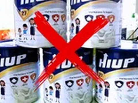 Mỗi lon sữa Hiup giá gốc 87.000 đồng, bán ra thị trường hơn 546.000 đồng