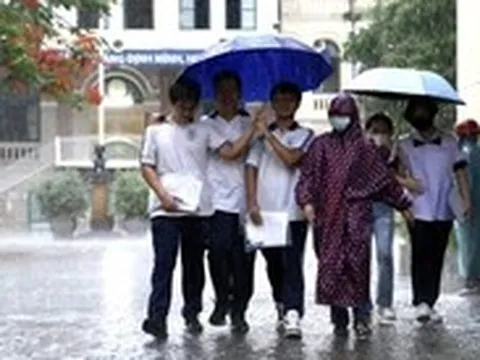 Thời tiết kỳ thi tốt nghiệp THPT năm 2025