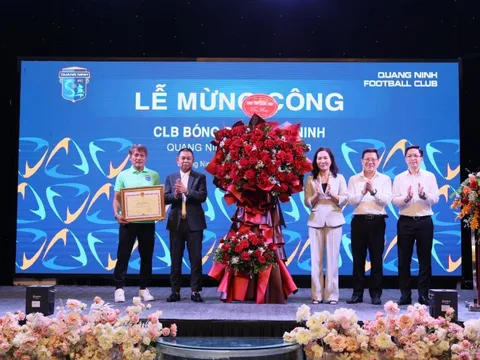 Lên hạng Nhất, Quảng Ninh nhận thưởng tiền tỷ