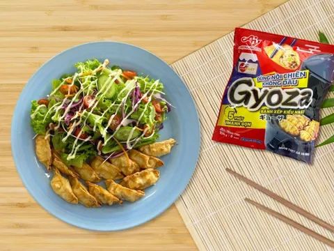 Bánh xếp Gyoza số 1 Nhật Bản của Ajinomoto đã nâng cấp phiên bản nồi chiên không dầu