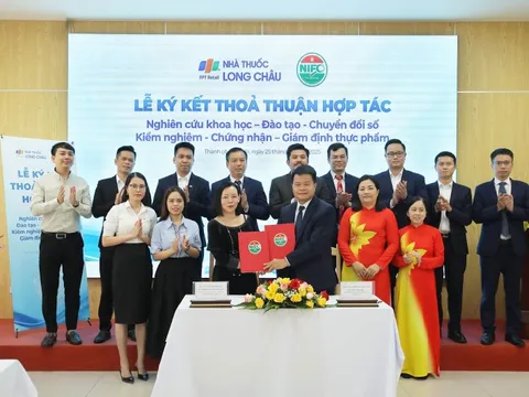 Long Châu hợp tác cùng Viện Kiểm nghiệm an toàn vệ sinh thực phẩm Quốc gia – Bộ Y tế