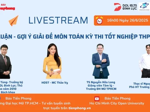 [TRỰC TIẾP] Gợi ý Giải đề Toán thi tốt nghiệp THPT 2025