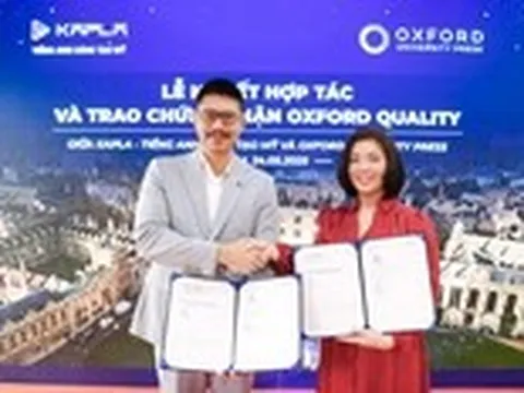 Oxford University Press trao chứng nhận Oxford Quality cho Kapla