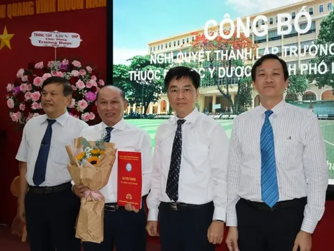 Đại học Y Dược TPHCM bổ nhiệm hiệu trưởng ba trường 'con'