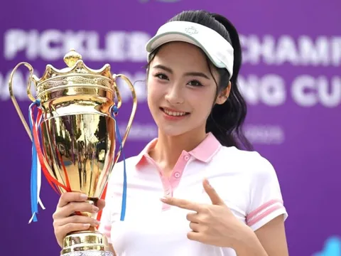 Á hậu Châu Anh, Vân Nhi chúc các tay vợt chinh phục giải thưởng một tỷ đồng của Giải Vô địch Pickleball Việt Nam