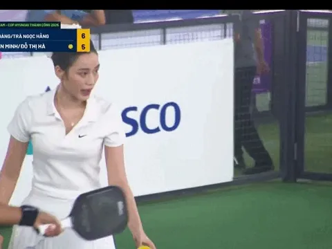 Hoa hậu Đỗ Thị Hà khai màn Giải Vô địch Pickleball Việt Nam 2025