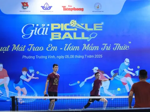 Hơn 300 vận động viên bước vào tranh tài Pickleball “Quạt mát trao em - Ươm mầm tri thức”