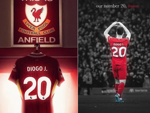 Liverpool sẽ treo vĩnh viễn số áo của cầu thủ xấu số Diogo Jota?
