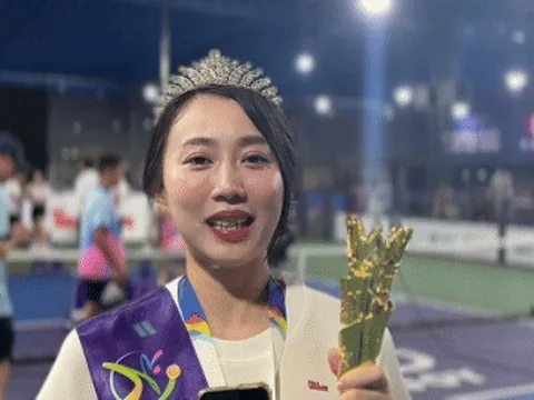 Nữ diễn viên giành giải Người đẹp Pickleball: 'Tôi không chỉ đẹp mà sẽ phải đánh hay hơn'