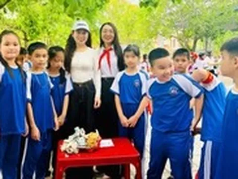 Trường tiểu học đầu tiên mang tên Nguyễn Hoàng trên vùng đất chúa Nguyễn lập nghiệp