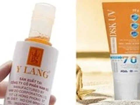 Lại thu hồi hàng loạt lô sữa chống nắng, nước rửa tay, dầu gội vi phạm