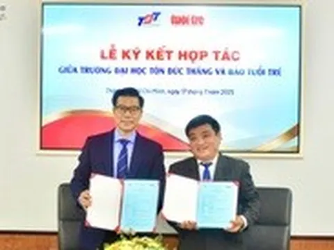 Báo Tuổi Trẻ và Trường đại học Tôn Đức Thắng hợp tác đào tạo nhân lực truyền thông