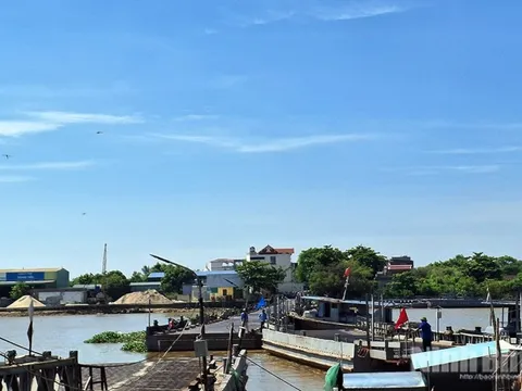 Ninh Bình tạm dừng hoạt động cầu phao Ninh Cường trước bão số 3