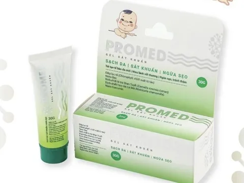 Thu hồi toàn quốc lô Gel Promed sát khuẩn, ngừa sẹo cho trẻ do vi phạm về thành phần, nhãn mác