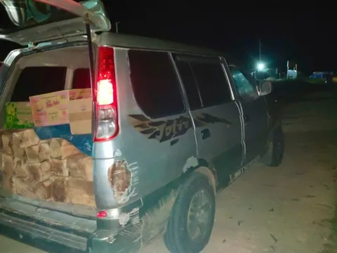 Lực lượng chức năng nổ 3 phát súng mới dừng được xe nghi chở gỗ lậu