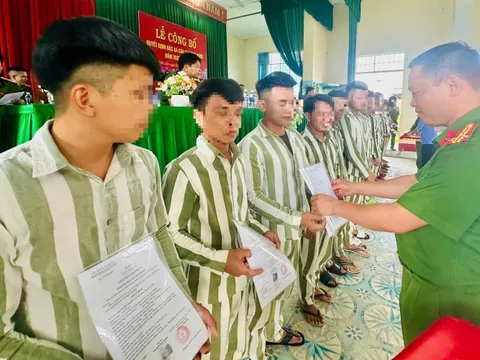 Trại giam Xuân Phước đặc xá cho 210 phạm nhân