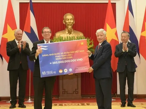 Đã ghi nhận 1,94 triệu lượt ủng hộ nhân dân Cuba