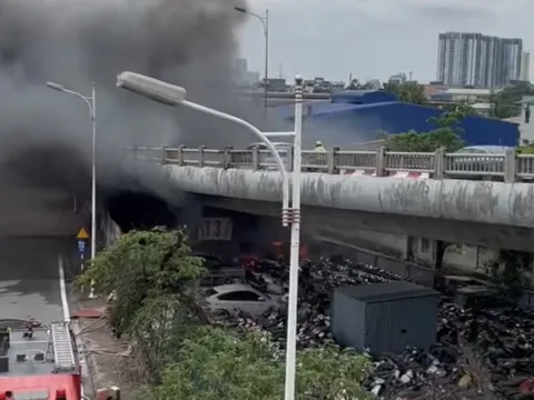 Vụ cháy 500 xe máy làm cầu Vĩnh Tuy lộ cốt thép: Loại trừ khả năng có người tác động