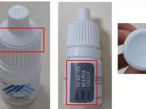 Cục Quản lý dược cảnh báo khẩn về thuốc nhỏ mắt nghi giả mạo hàng của Novartis
