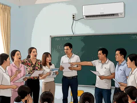 Ban đại diện cha mẹ học sinh vận động mua máy lạnh cho lớp, đúng hay sai?