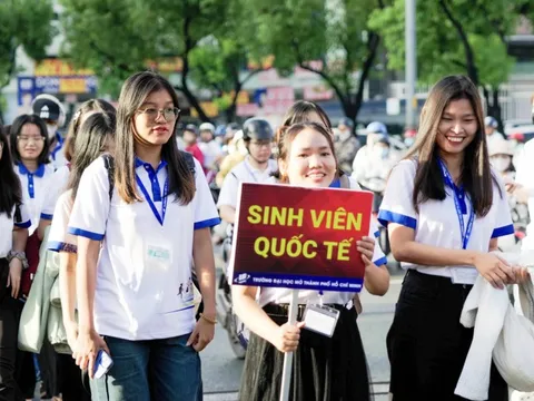 Gần 100 sinh viên quốc tế học chính quy tại Trường đại học Mở TP.HCM